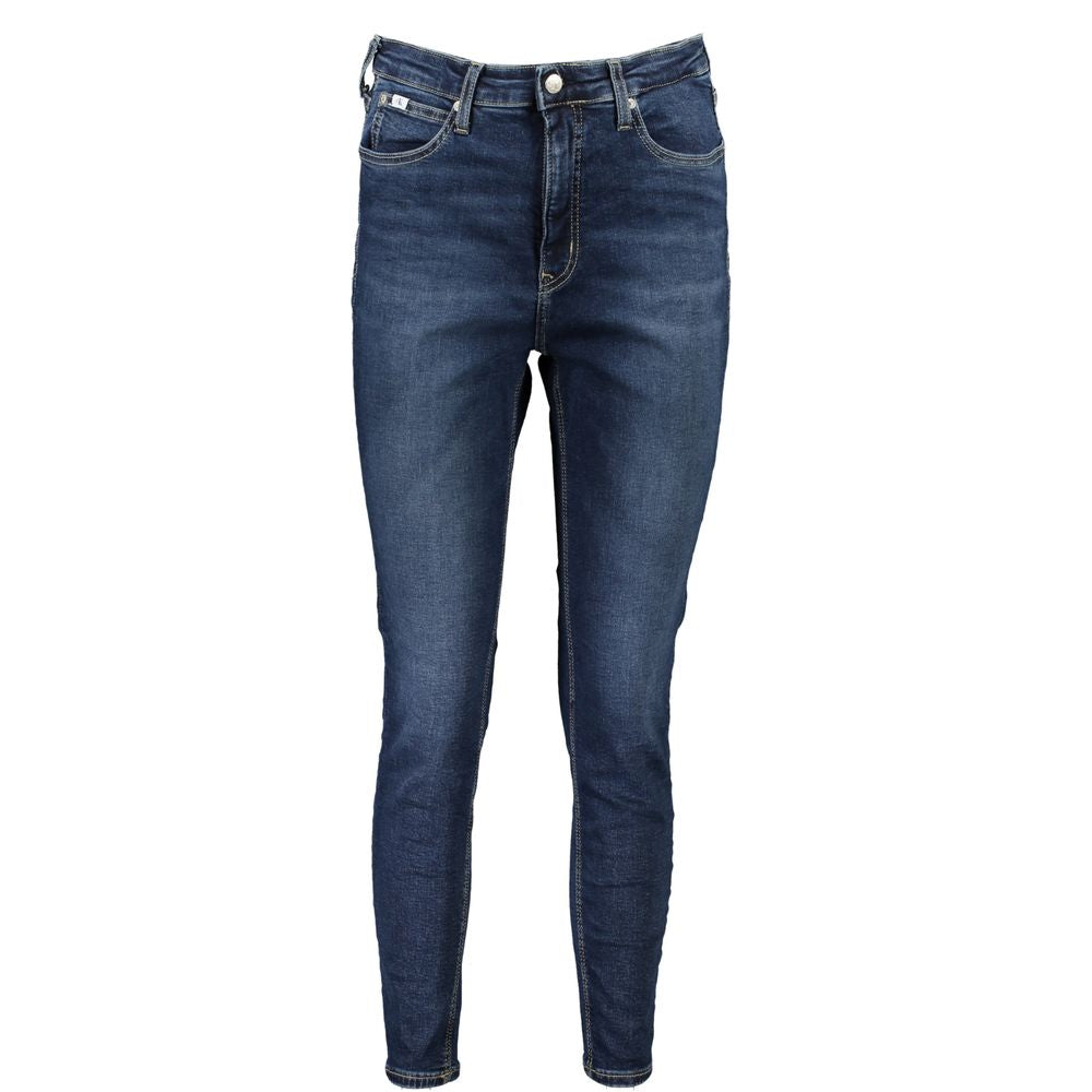 Calvin Klein Blue Cotton Jeans & Pant by Calvin Klein