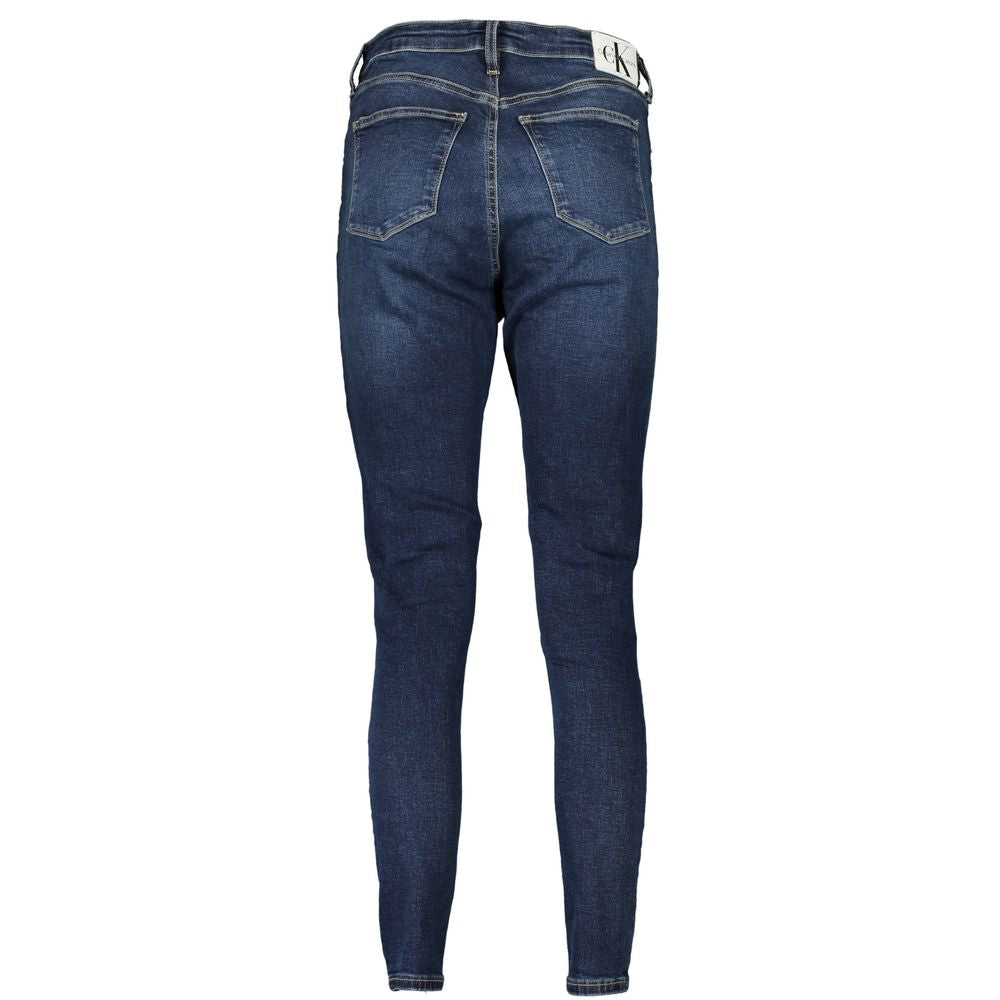 Calvin Klein Blue Cotton Jeans & Pant by Calvin Klein