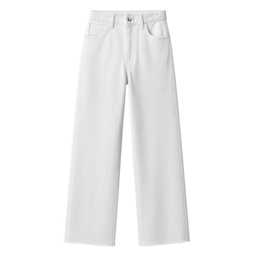 Hinnominate White Cotton Jeans & Pant by Hinnominate