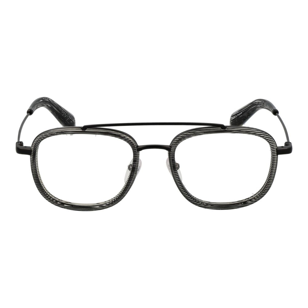 Montures de lunettes unisexes grises Yohji Yamamoto
