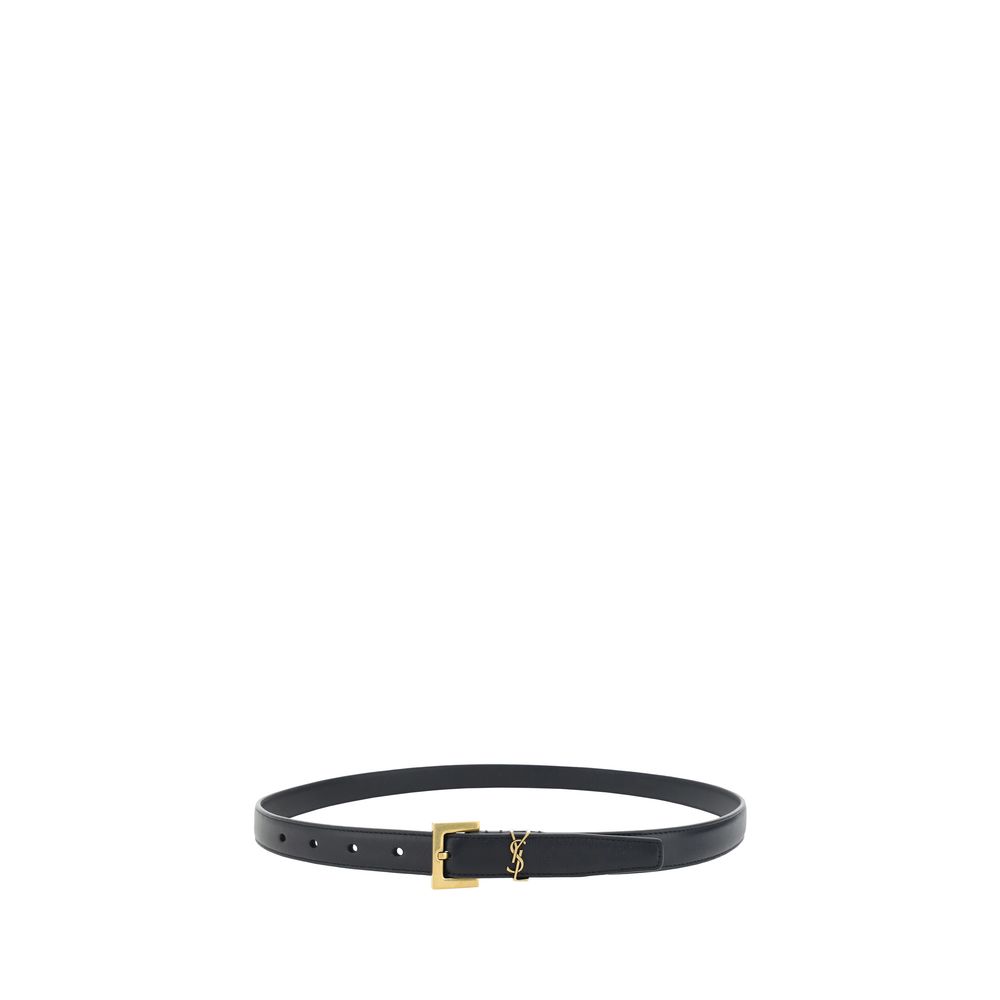Saint Laurent Cassandre Slim Belt