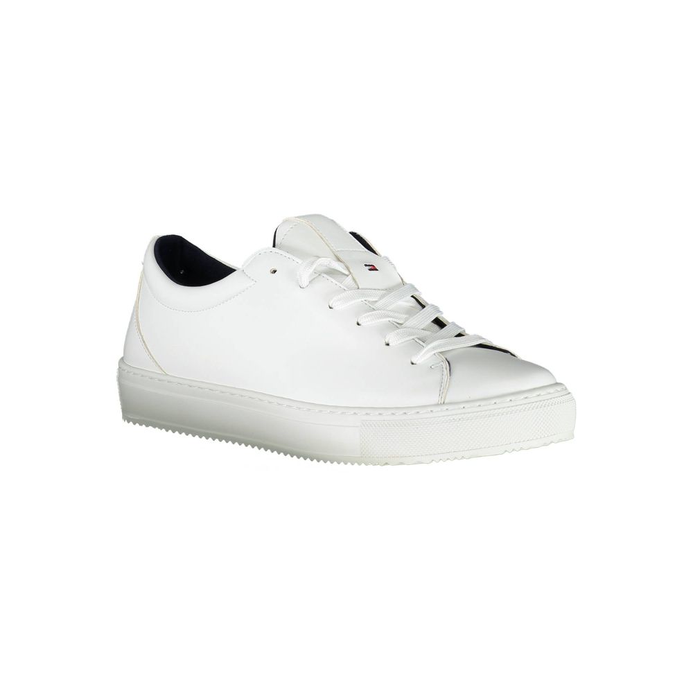 Tommy Hilfiger White Synthetic Sneaker by Tommy Hilfiger