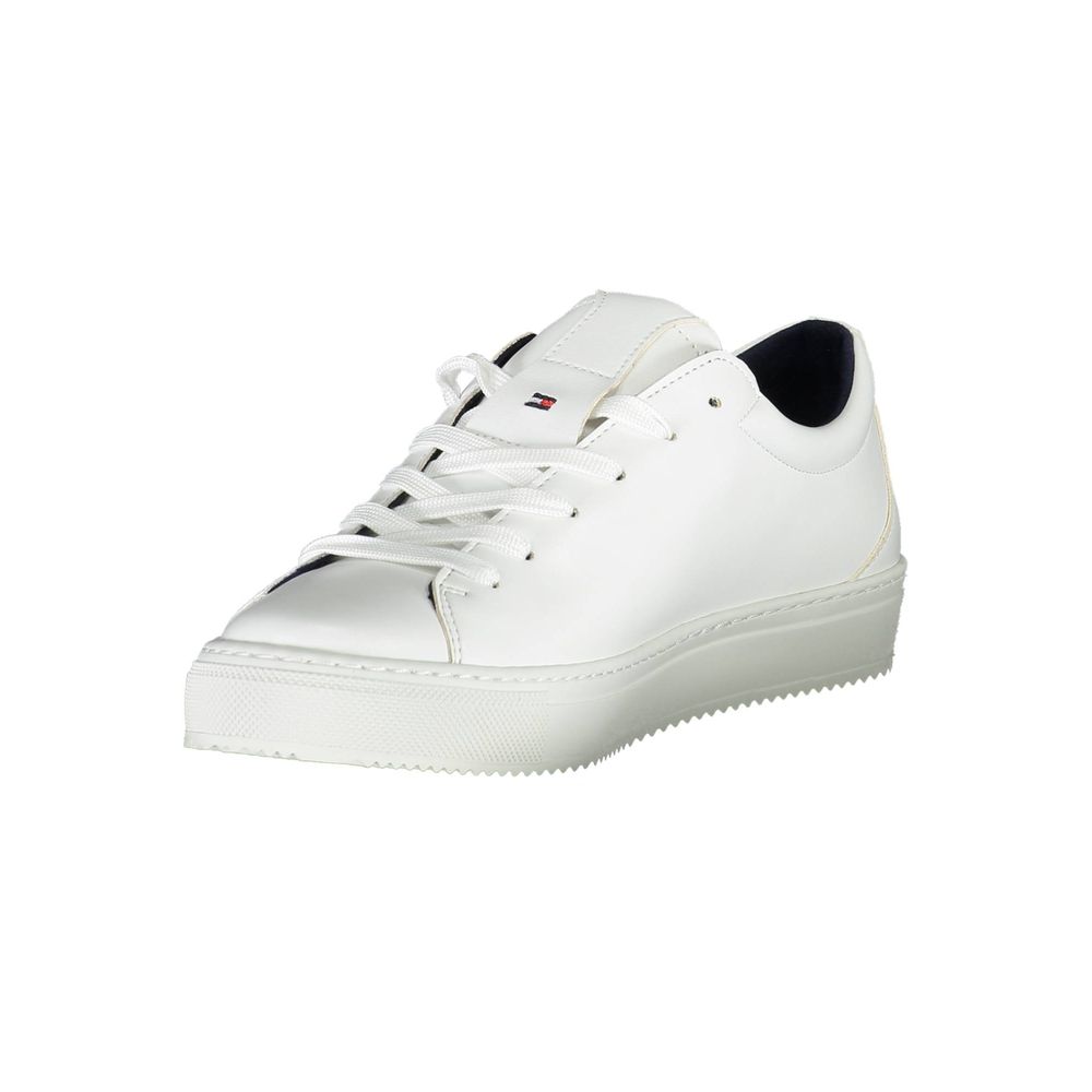 Tommy Hilfiger White Synthetic Sneaker by Tommy Hilfiger