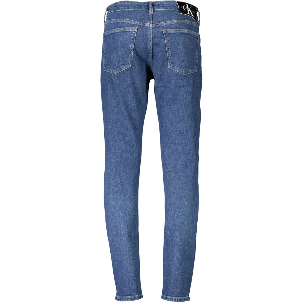 Jean et pantalon en coton bleu Calvin Klein