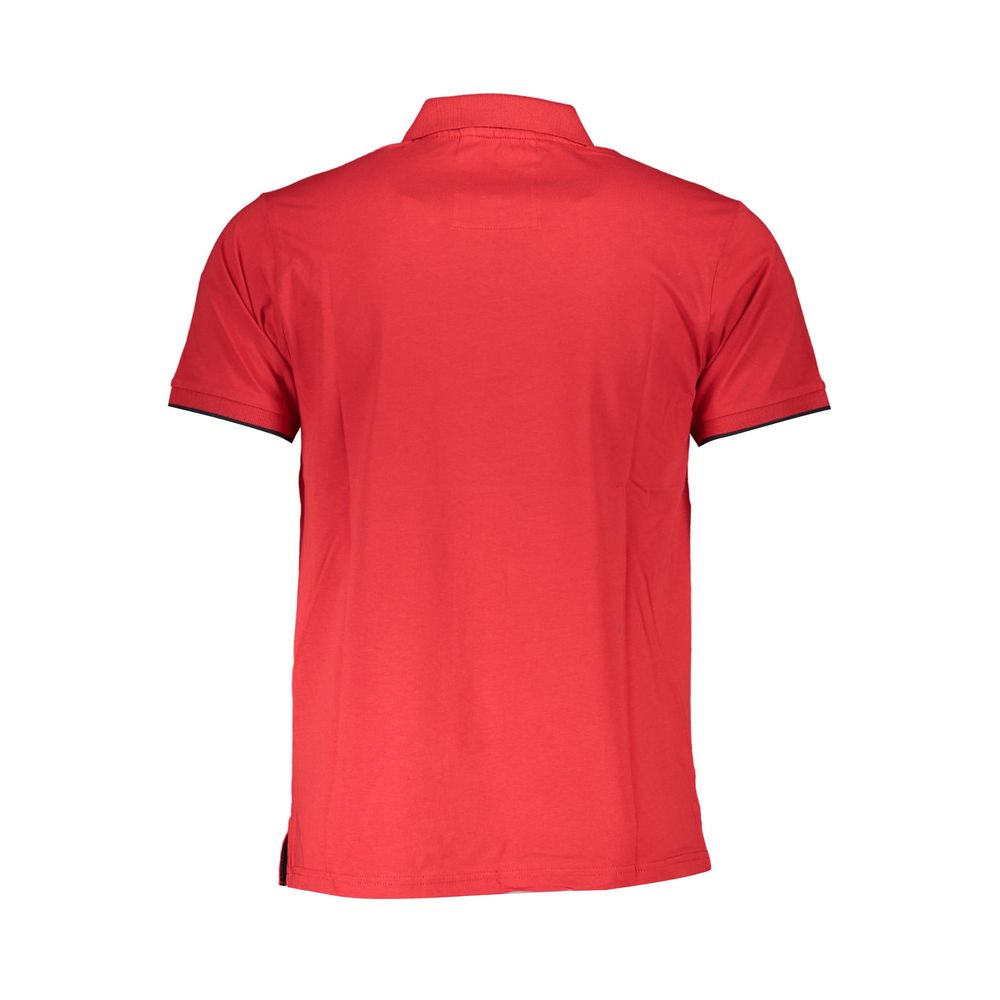 Polo en coton rouge US Grand Polo