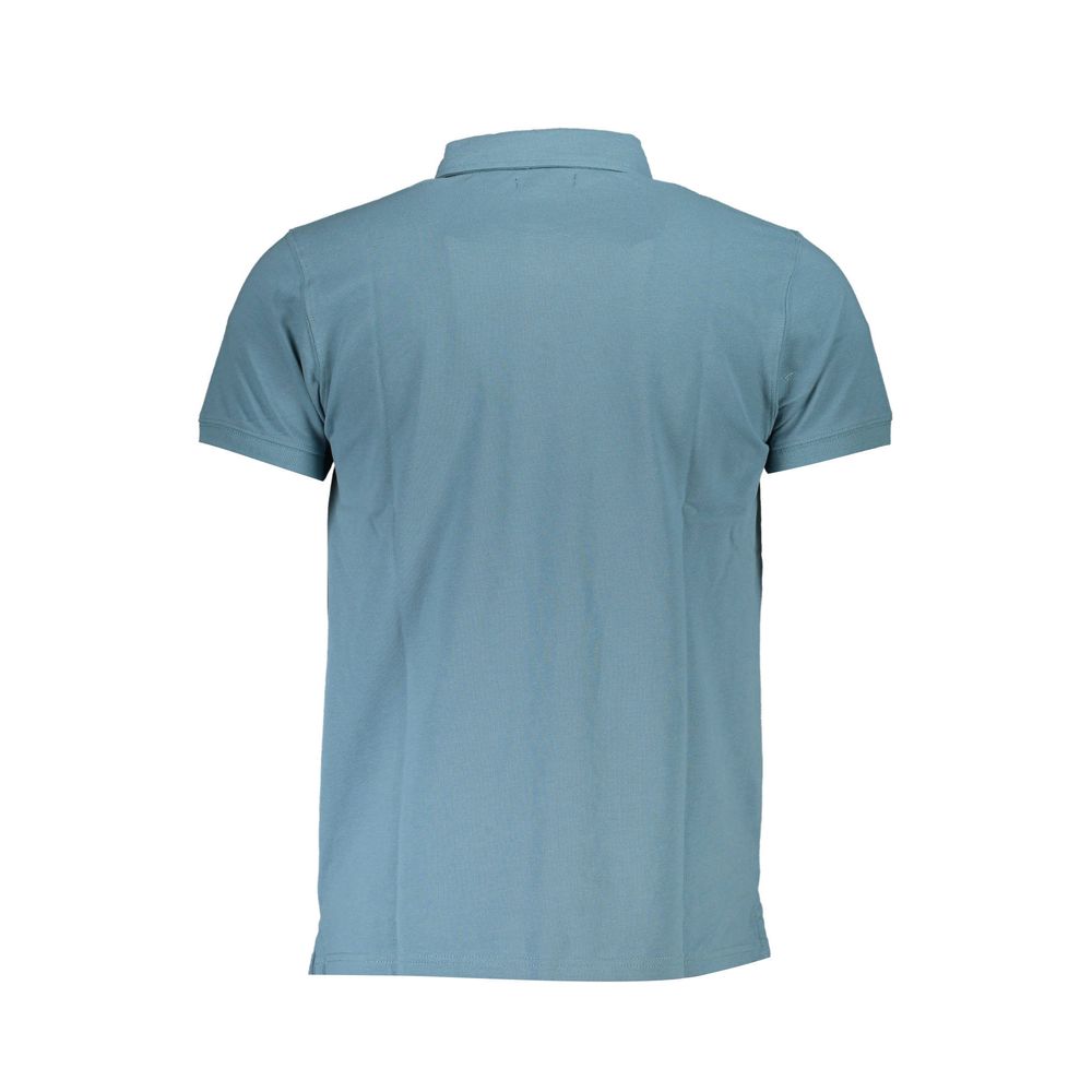 Polo en coton bleu Cavalli Class