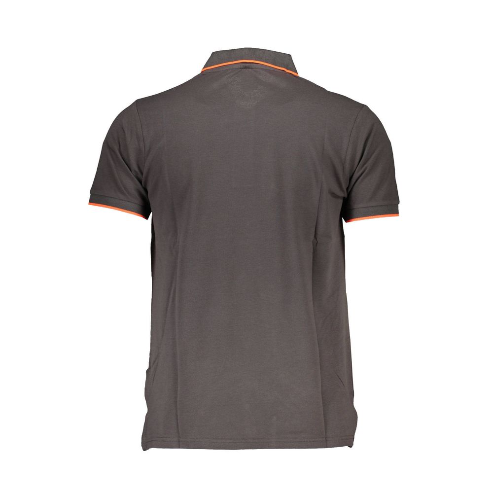 Polo en coton gris US Grand Polo