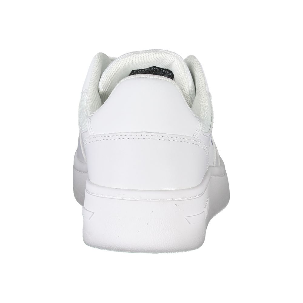 Tommy Hilfiger White Polyester Sneaker by Tommy Hilfiger