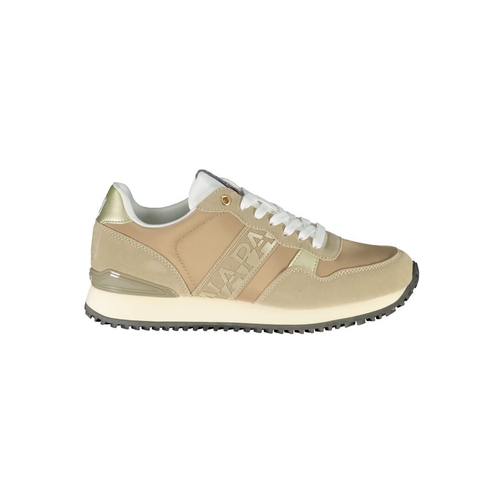 Napapijri Beige Polyester Sneaker by Napapijri
