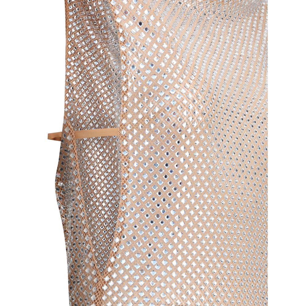 Self-Portrait Rhinestone Maxi Dress