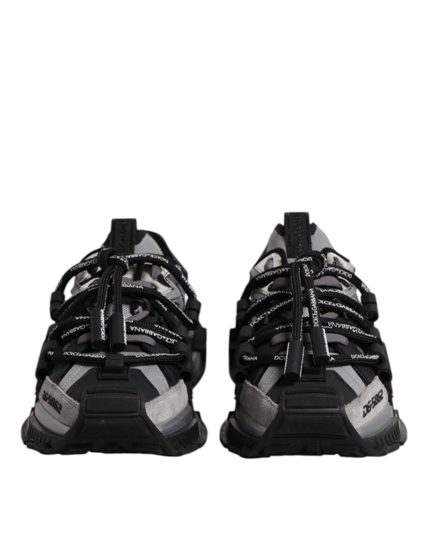 Dolce & Gabbana Multicolor Panelled Space Sneakers Shoes by Dolce & Gabbana