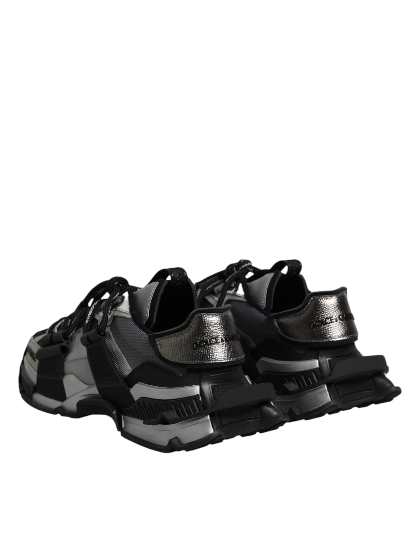 Dolce & Gabbana Multicolor Panelled Space Sneakers Shoes by Dolce & Gabbana