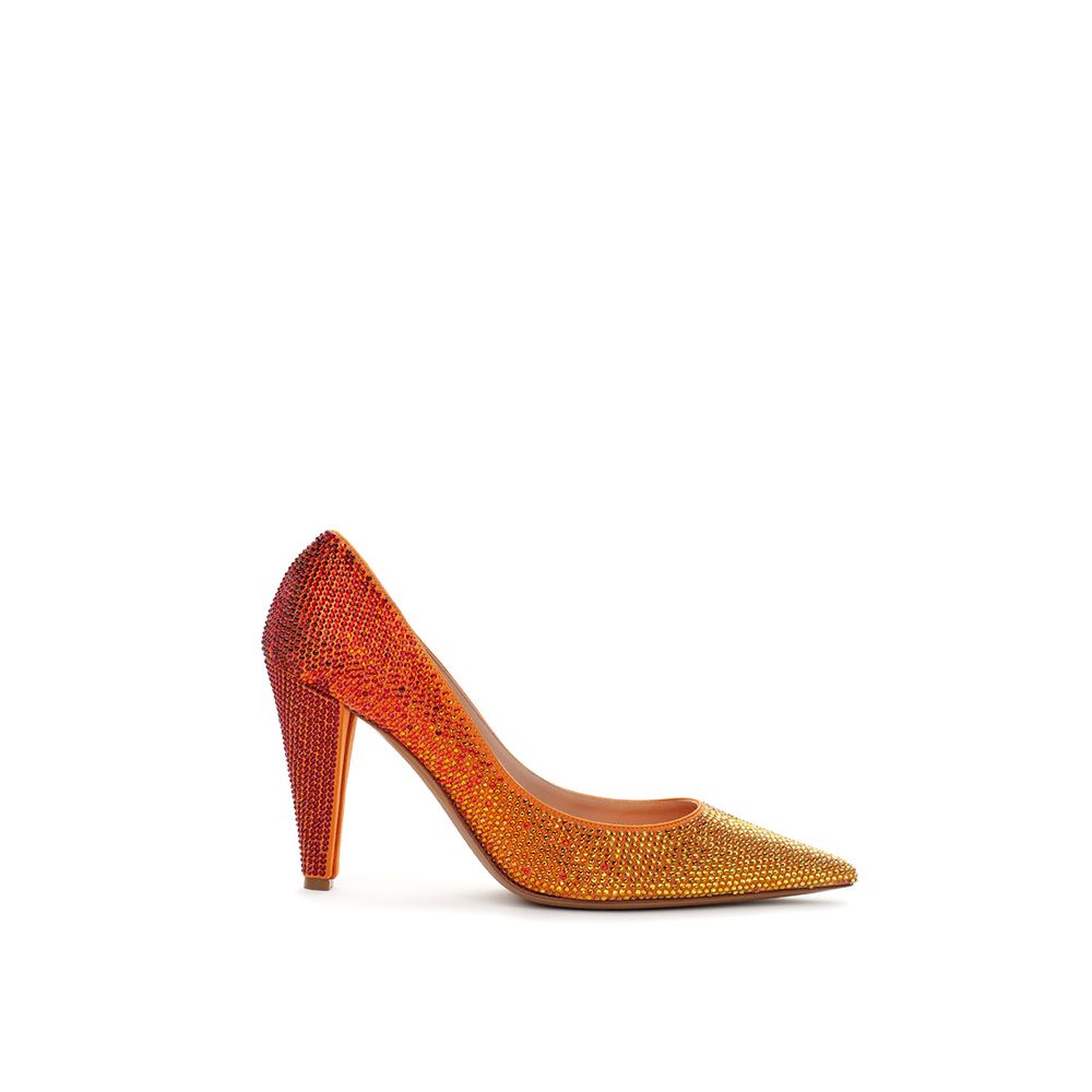 Alexandre Vauthier Bicolor Leather And Satin Pump
