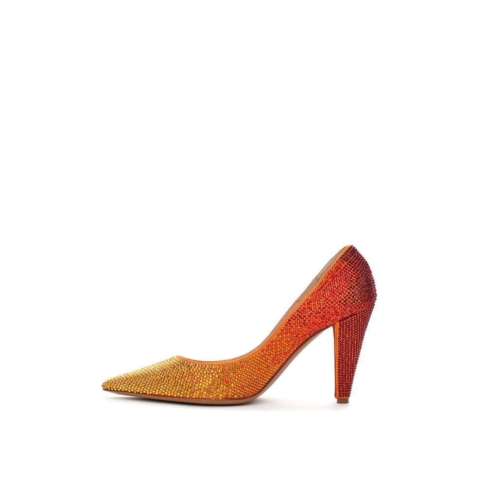 Alexandre Vauthier Bicolor Leather And Satin Pump