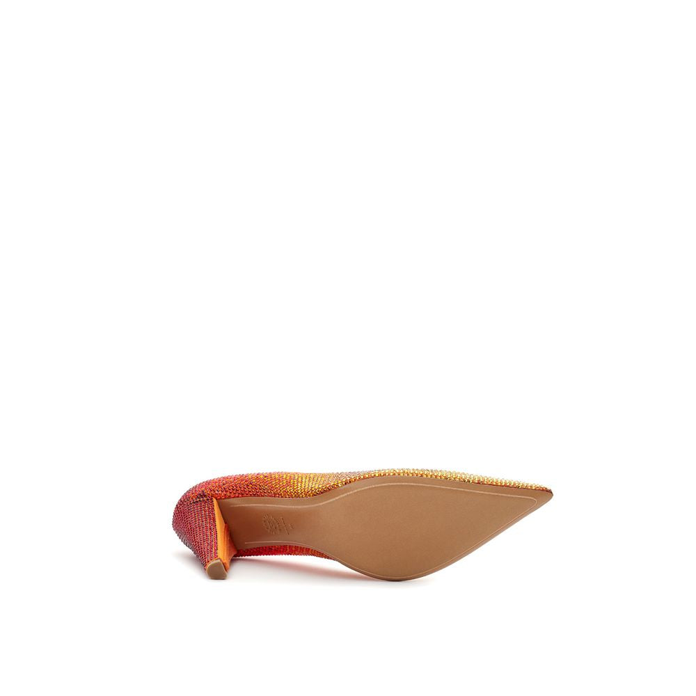 Alexandre Vauthier Bicolor Leather And Satin Pump
