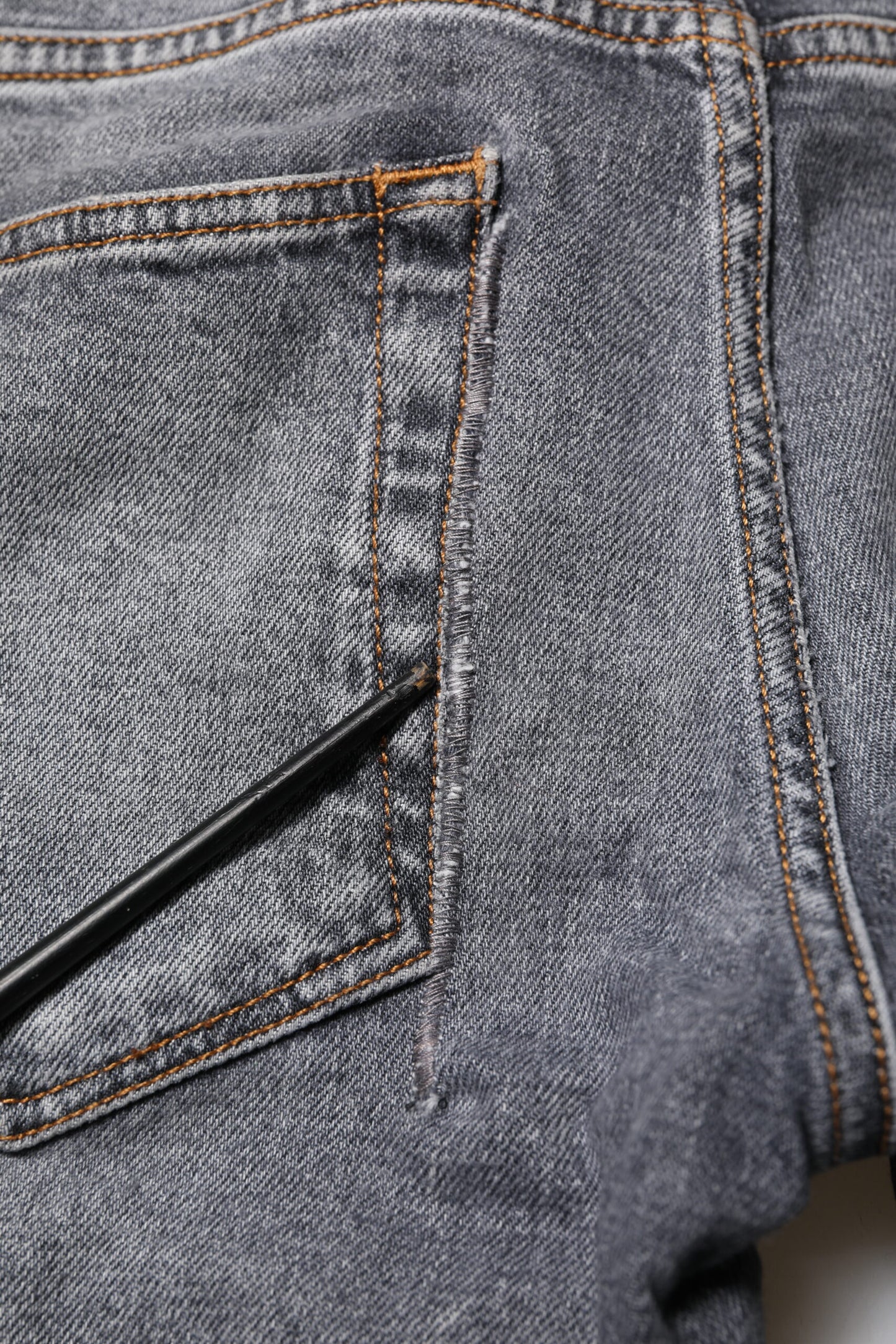 Jean skinny en coton gris Dolce & Gabbana pour homme