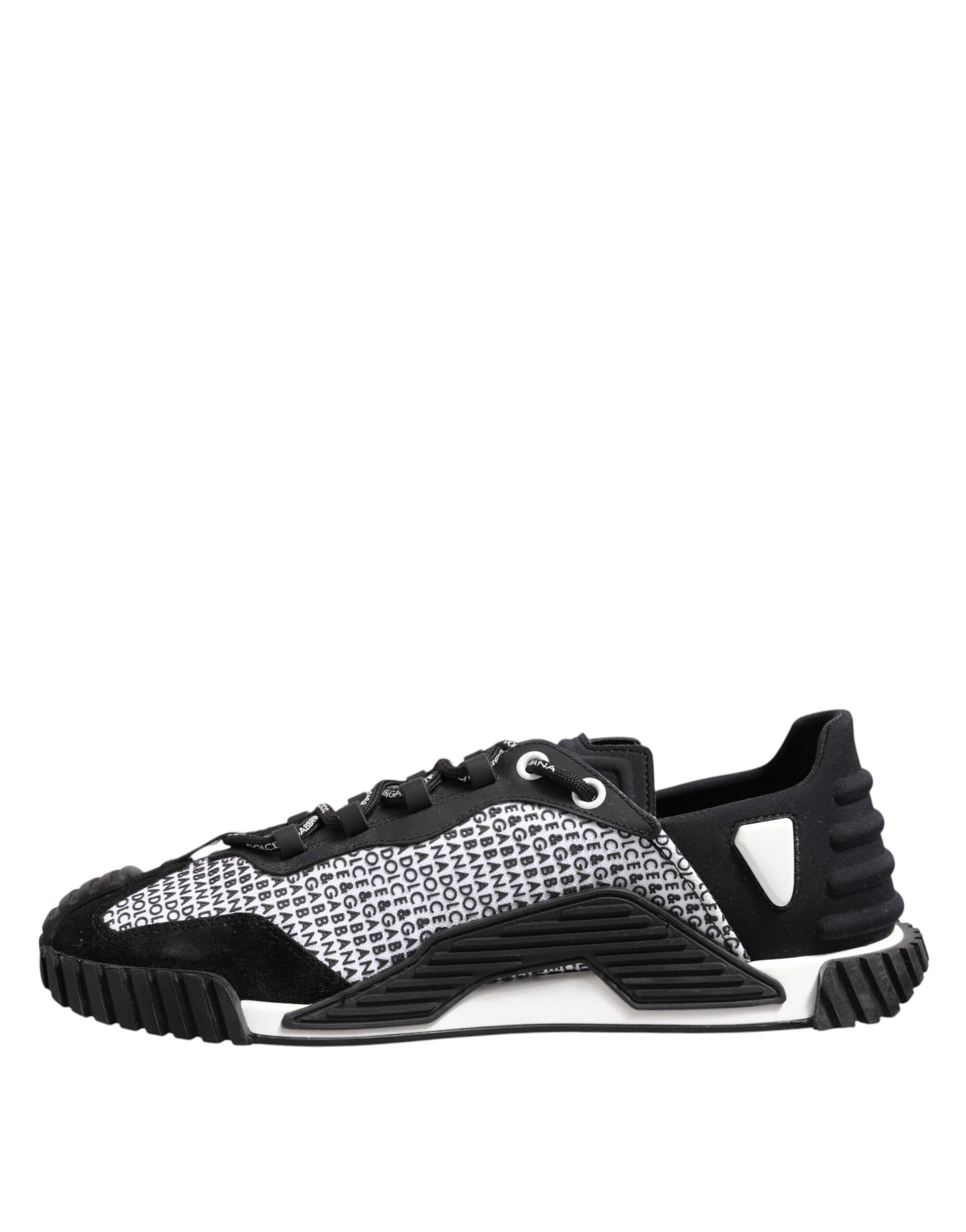 Dolce & Gabbana Black Logo Lace Up Low Top NS1 Sneakers Shoes by Dolce & Gabbana