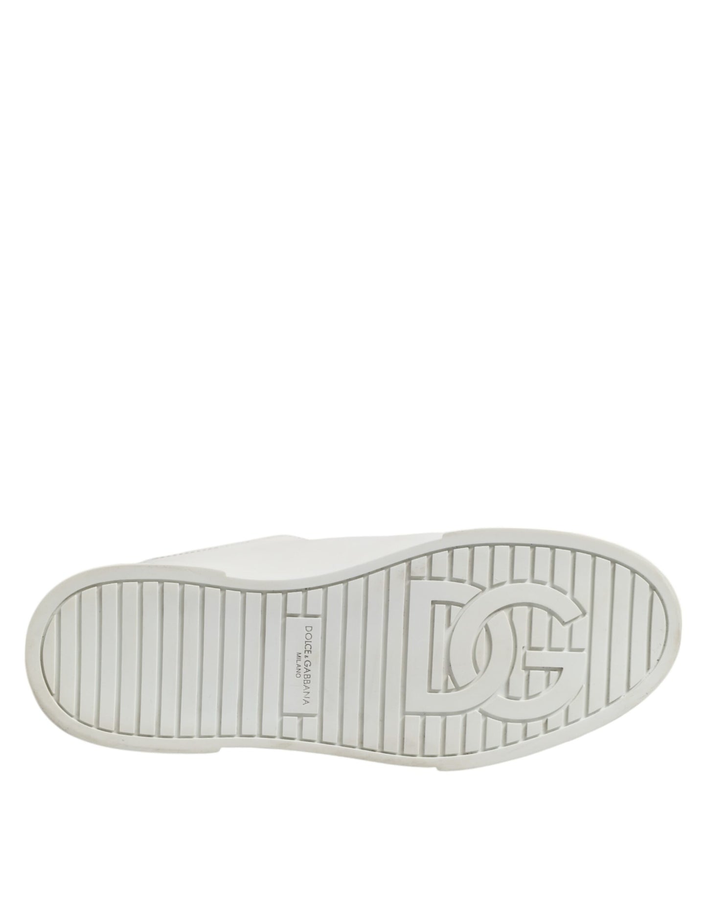 Dolce & Gabbana White Logo Lace Up Low Top Men Sneakers Shoes by Dolce & Gabbana