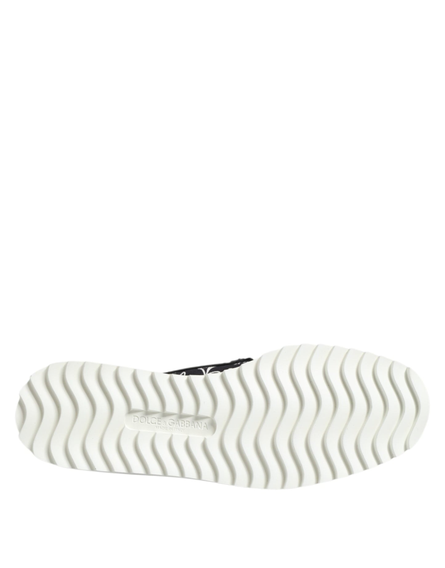 Mocassins imprimés noirs Dolce & Gabbana pour homme