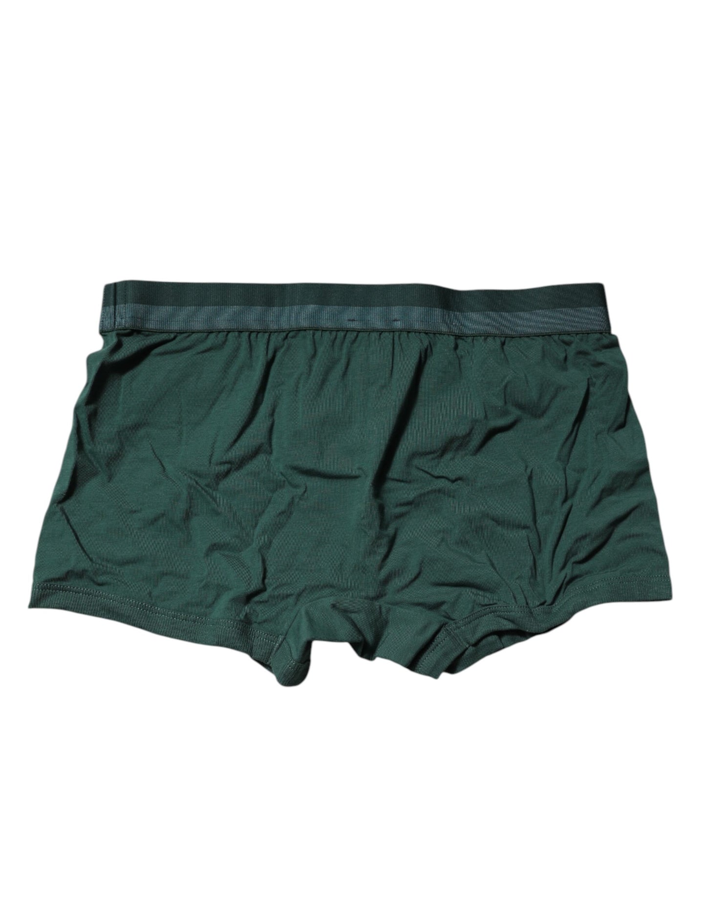 Boxer classique en coton vert Dolce & Gabbana pour homme
