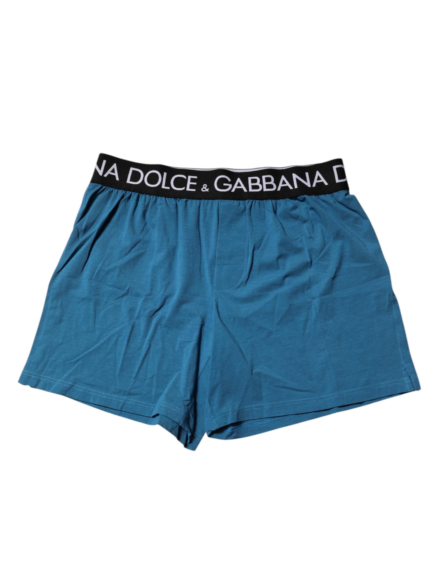 Boxer Dolce & Gabbana bleu à logo taille standard