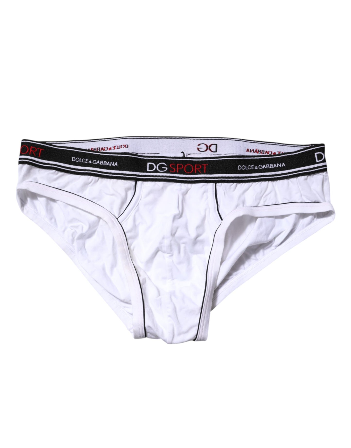 Sous-vêtement classique en coton stretch blanc Dolce & Gabbana