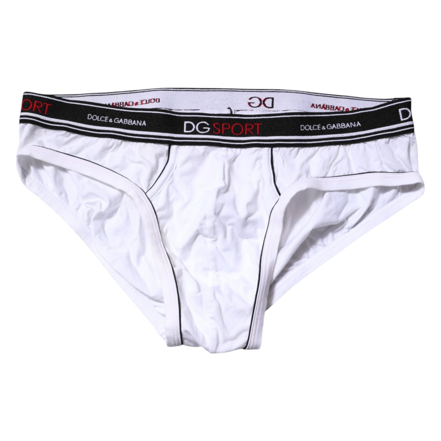 Sous-vêtement classique en coton stretch blanc Dolce & Gabbana