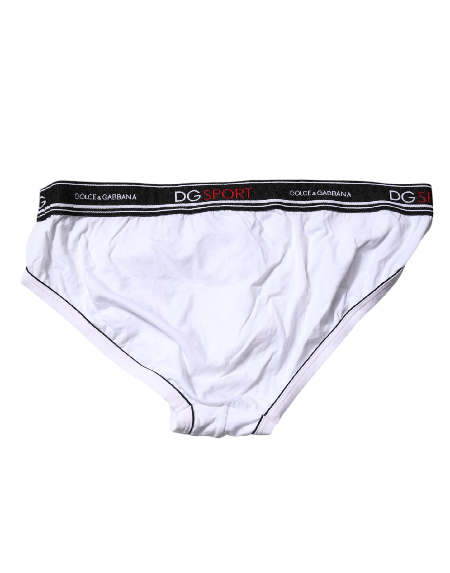 Sous-vêtement classique en coton stretch blanc Dolce & Gabbana