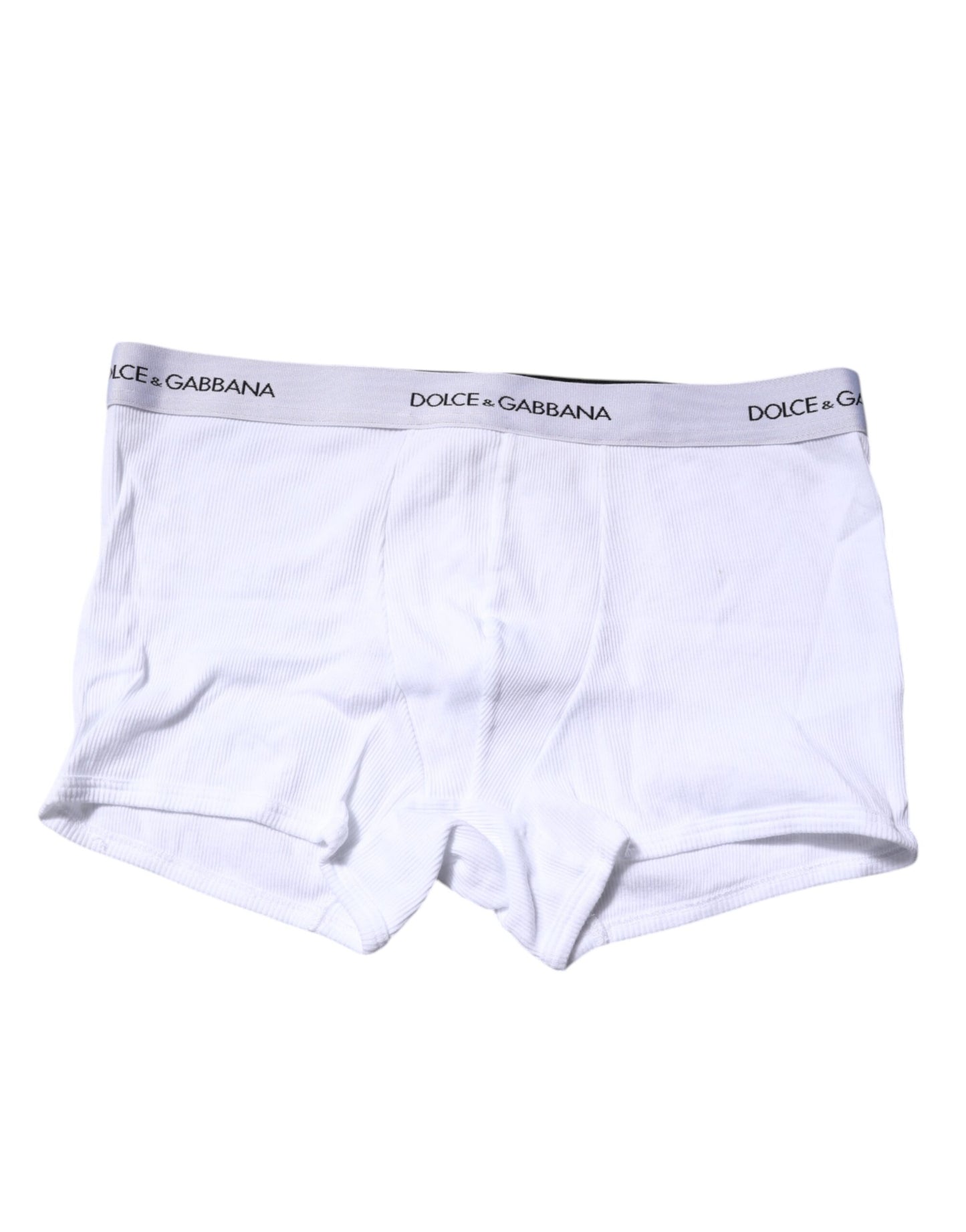 Boxer classique Dolce & Gabbana à logo blanc