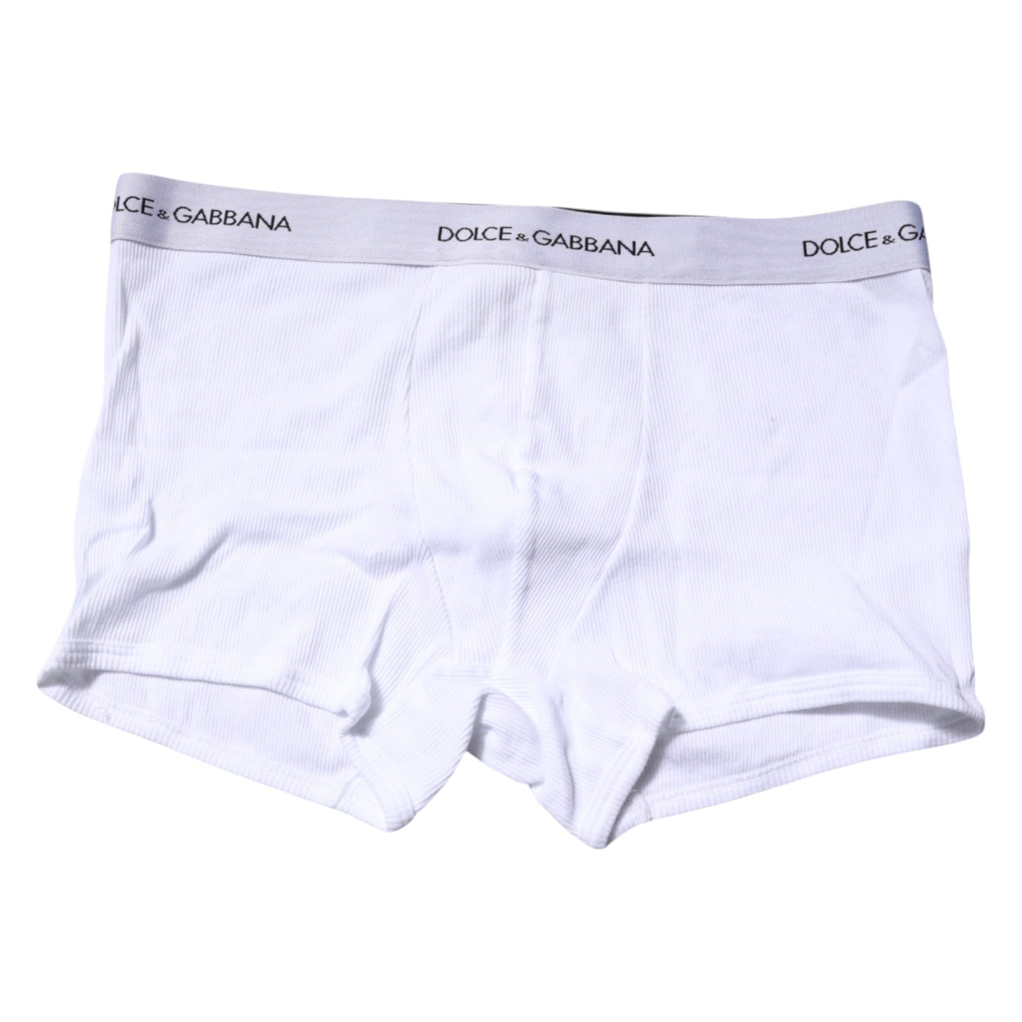 Boxer classique Dolce & Gabbana à logo blanc