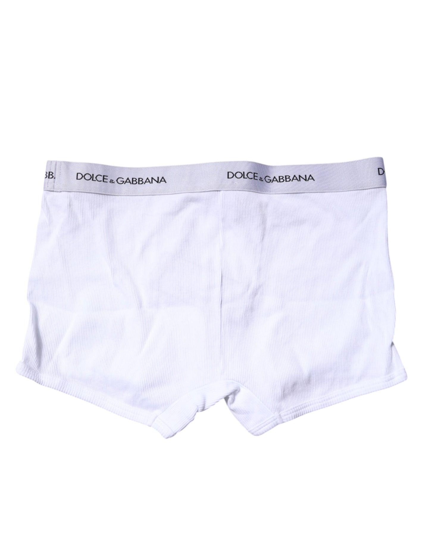 Boxer classique Dolce & Gabbana à logo blanc