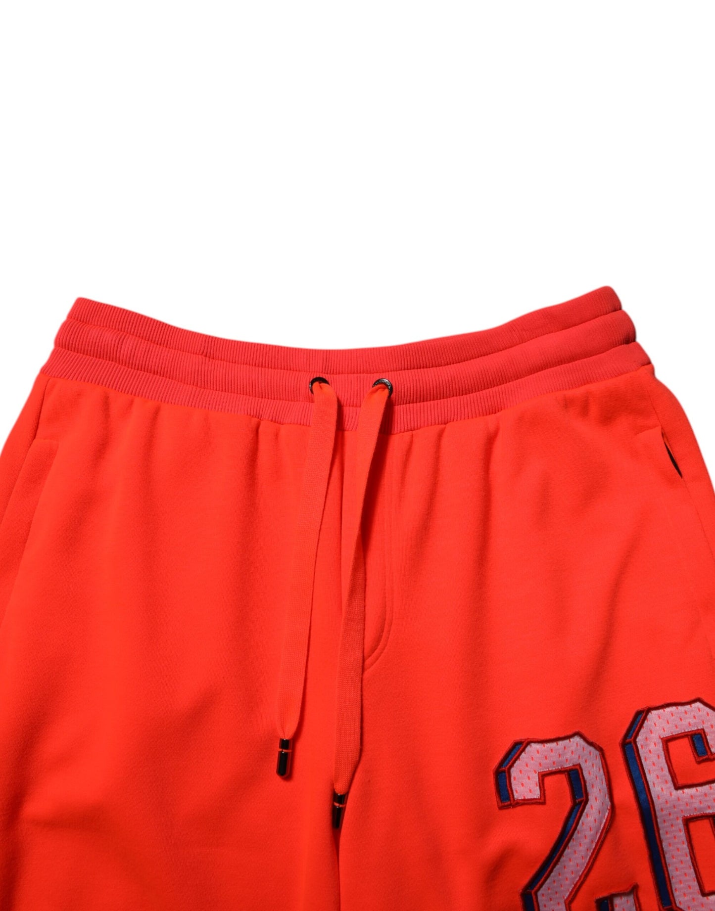 Pantalon de jogging en polyester orange Dolce & Gabbana pour homme