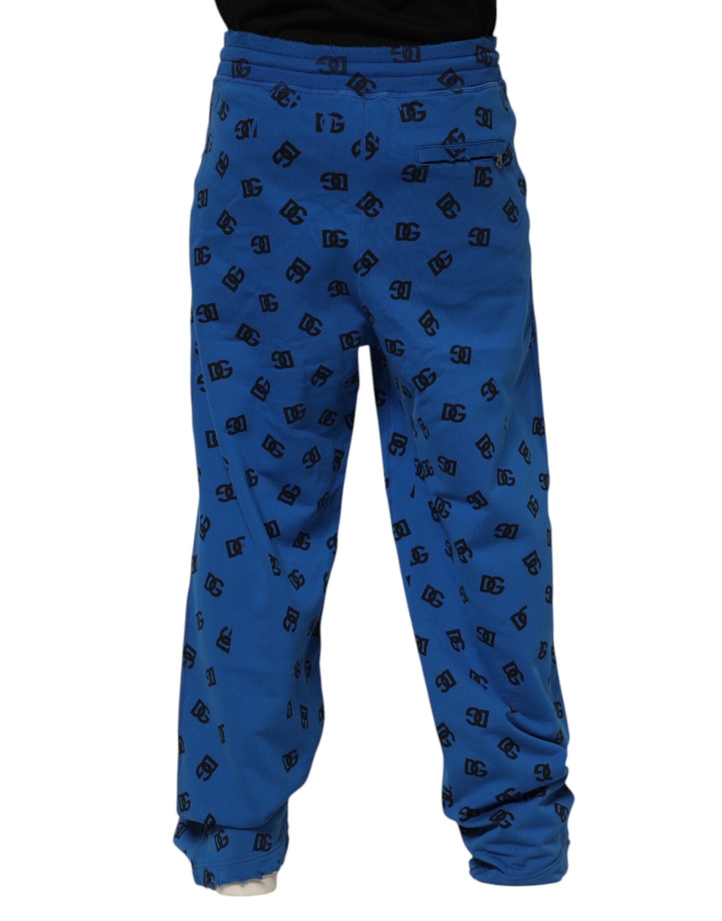 Pantalon de jogging Dolce & Gabbana à imprimé logo bleu pour homme