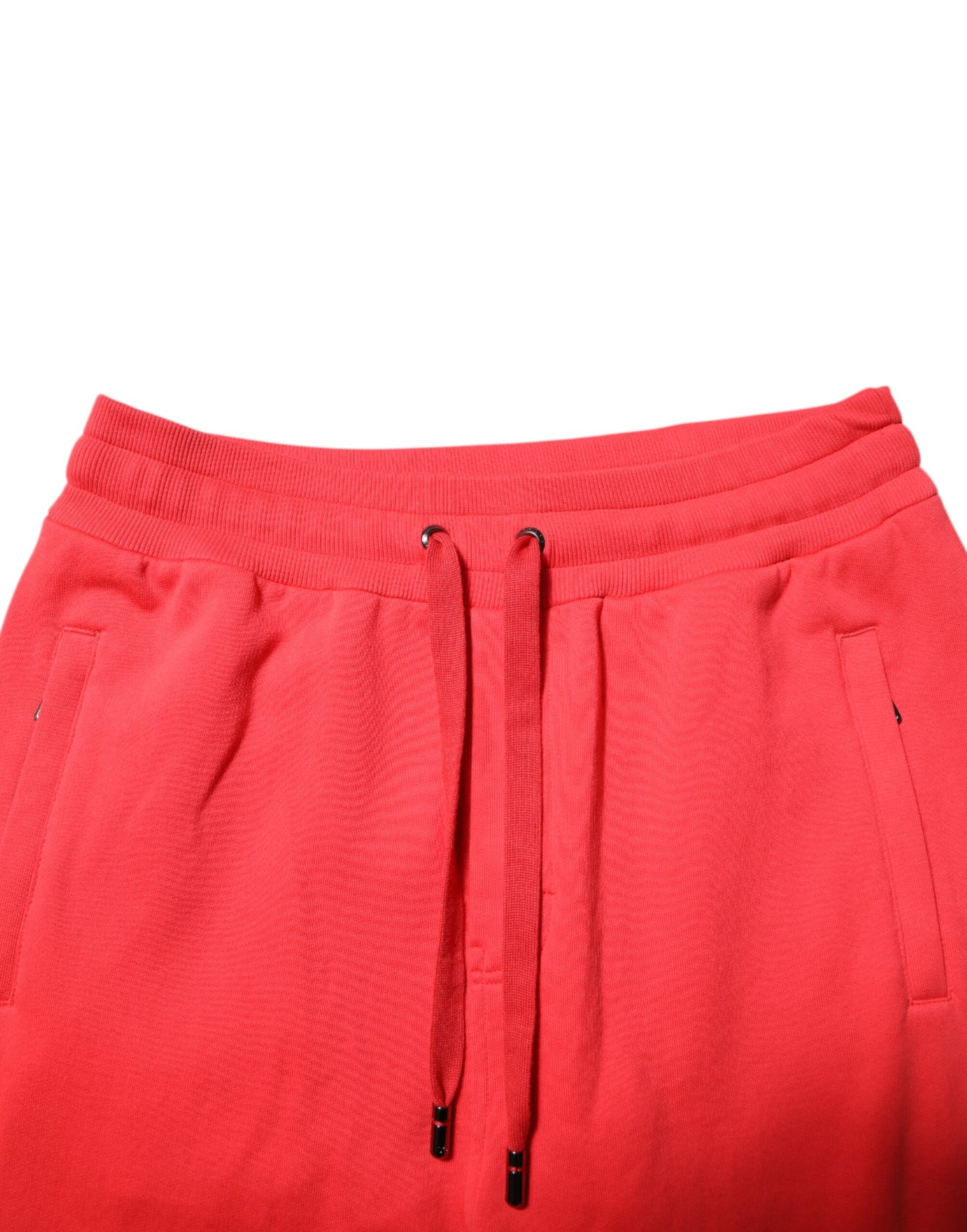 Pantalon de jogging en coton rouge Dolce & Gabbana pour homme