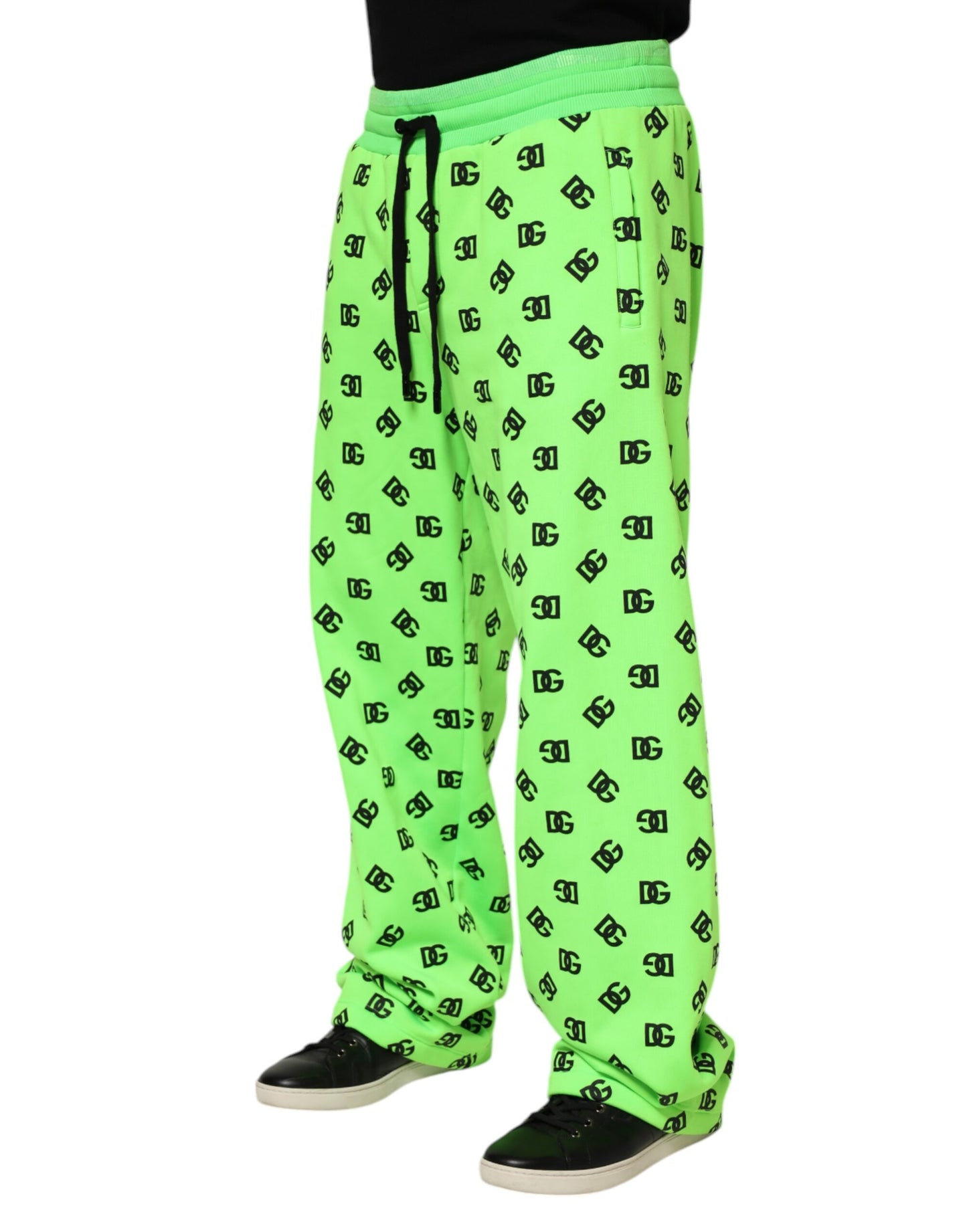 Pantalon de jogging Dolce & Gabbana à logo vert pour homme
