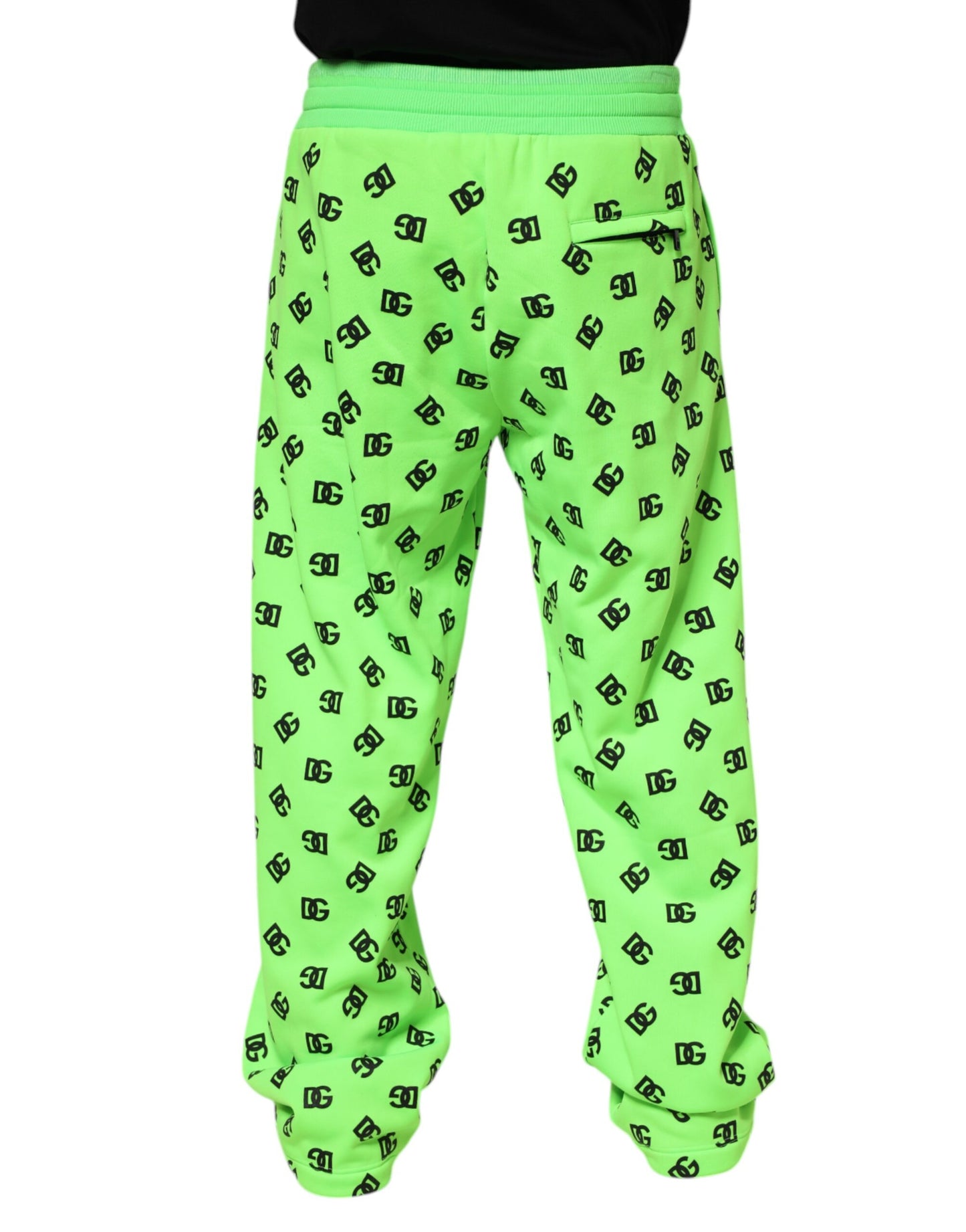 Pantalon de jogging Dolce & Gabbana à logo vert pour homme