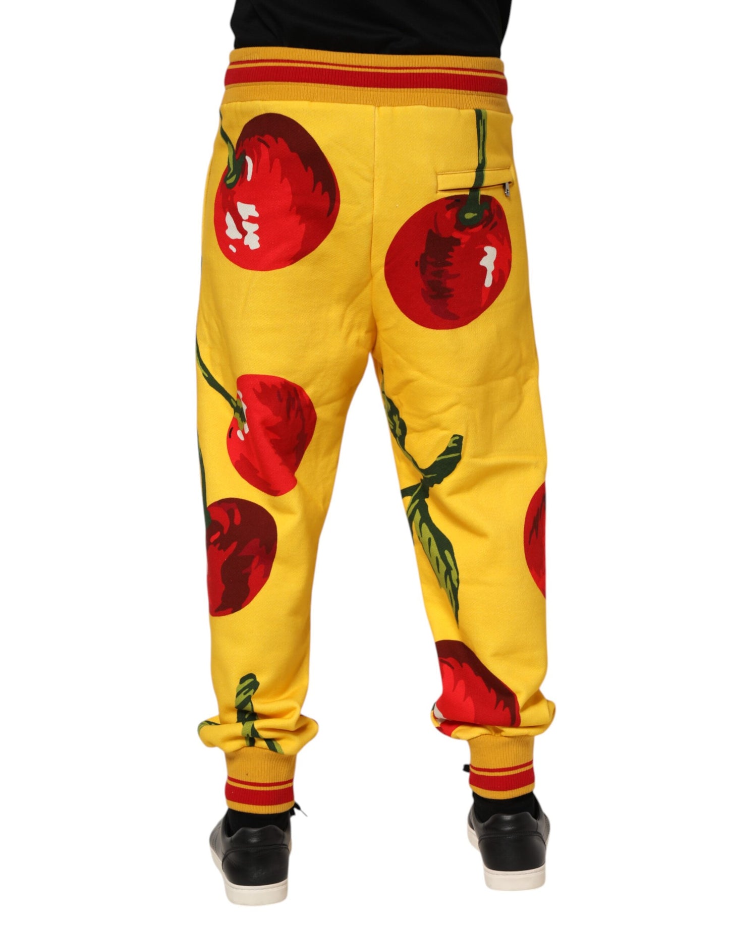 Pantalon de jogging Dolce & Gabbana à imprimé cerises jaunes