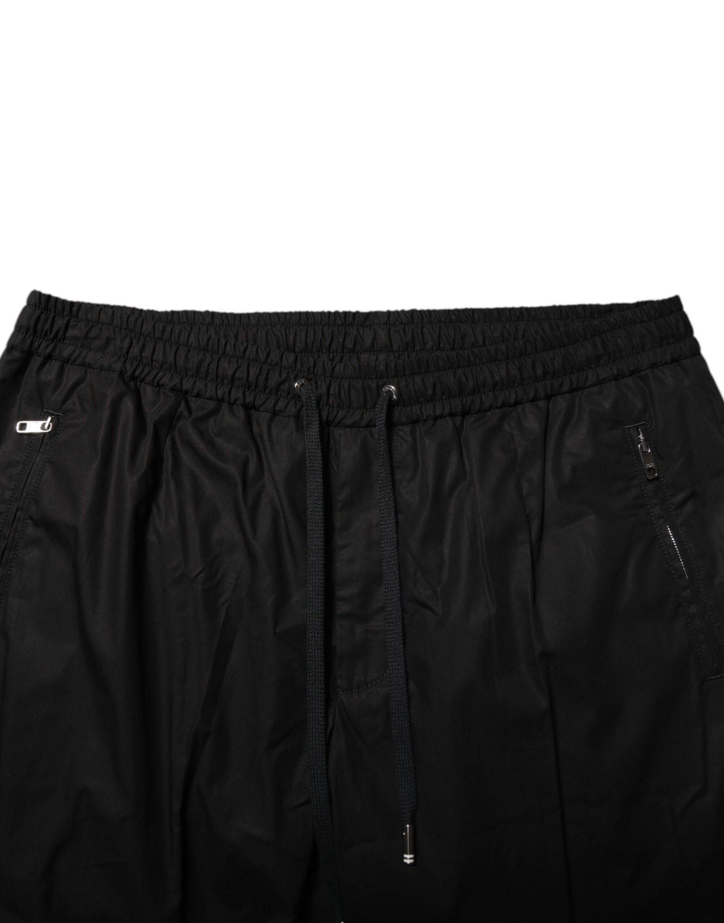 Pantalon de jogging Dolce & Gabbana en coton noir avec bande logo pour homme