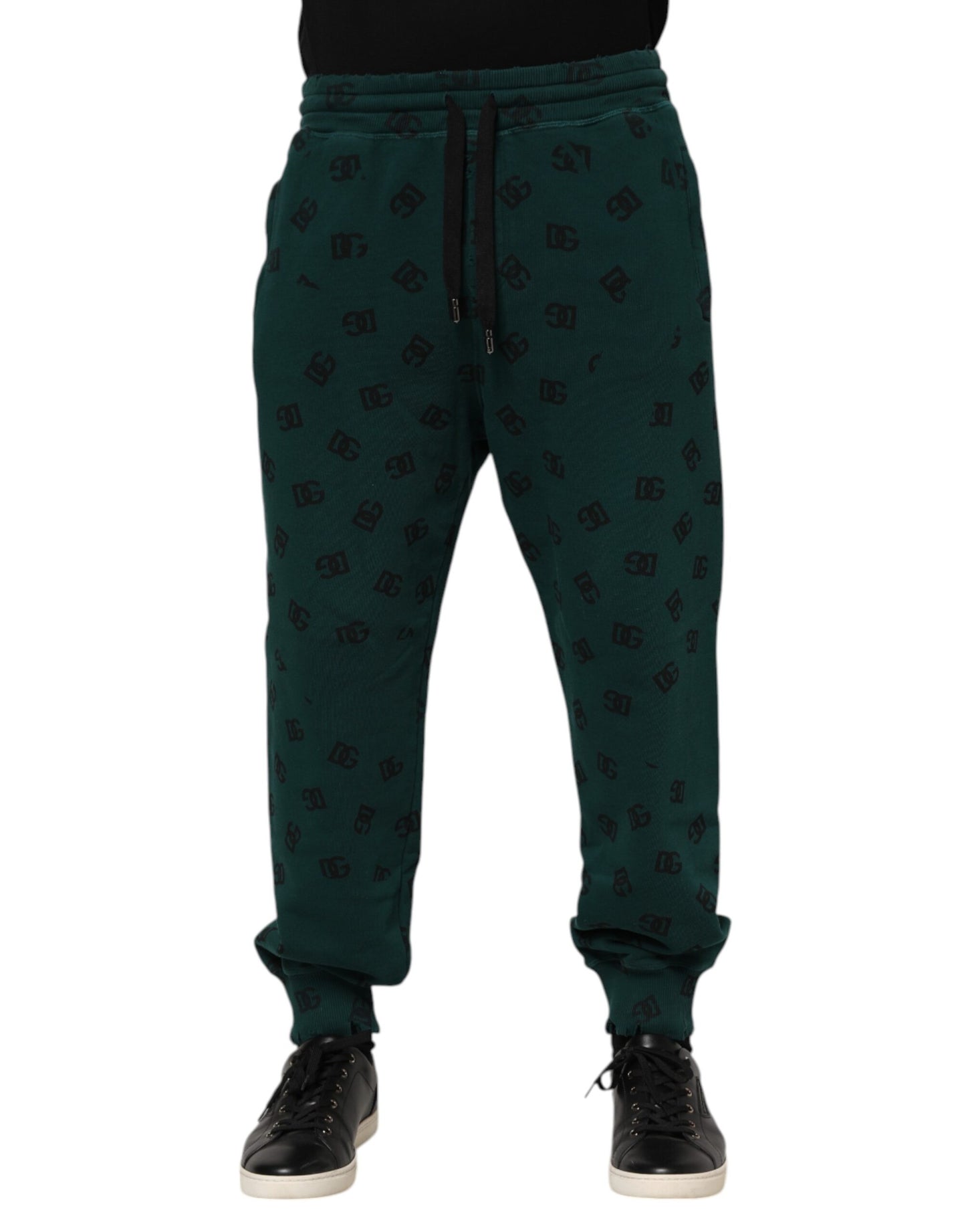 Pantalon de jogging Dolce & Gabbana à logo vert pour homme