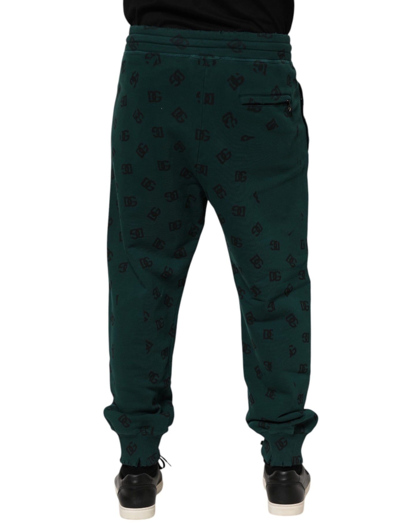 Pantalon de jogging Dolce & Gabbana à logo vert pour homme