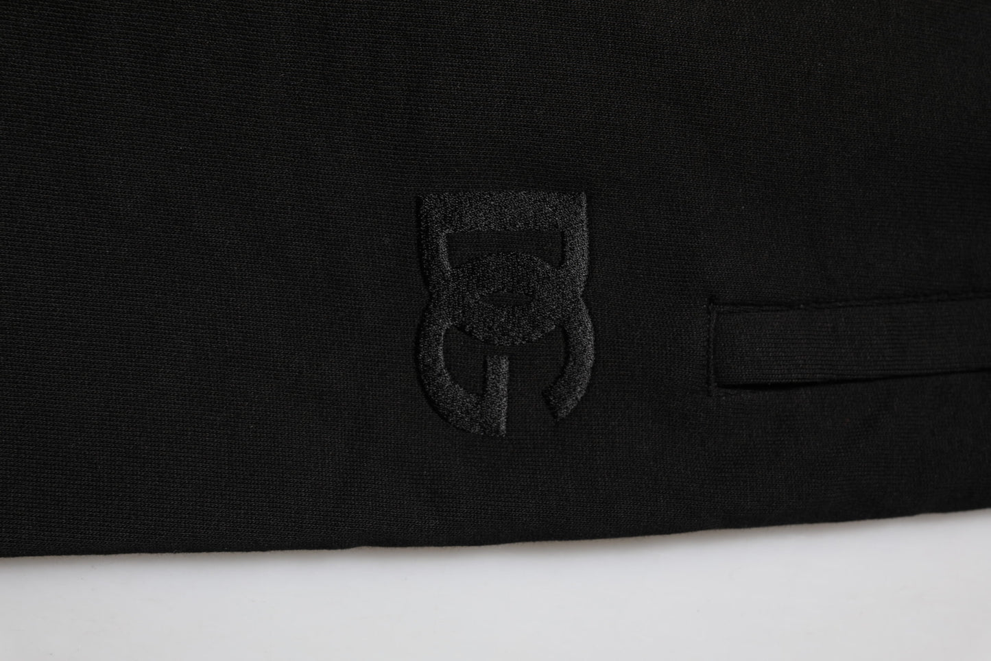 Pantalon de jogging Dolce & Gabbana en coton noir avec bande logo pour homme