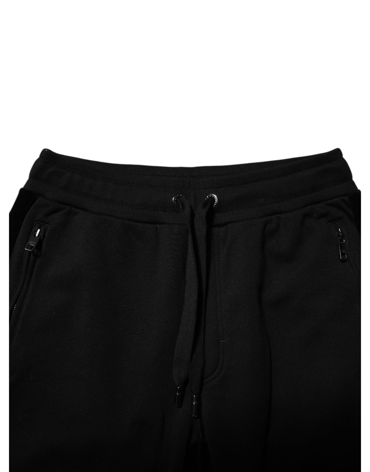 Pantalon de jogging en coton noir Dolce & Gabbana pour homme