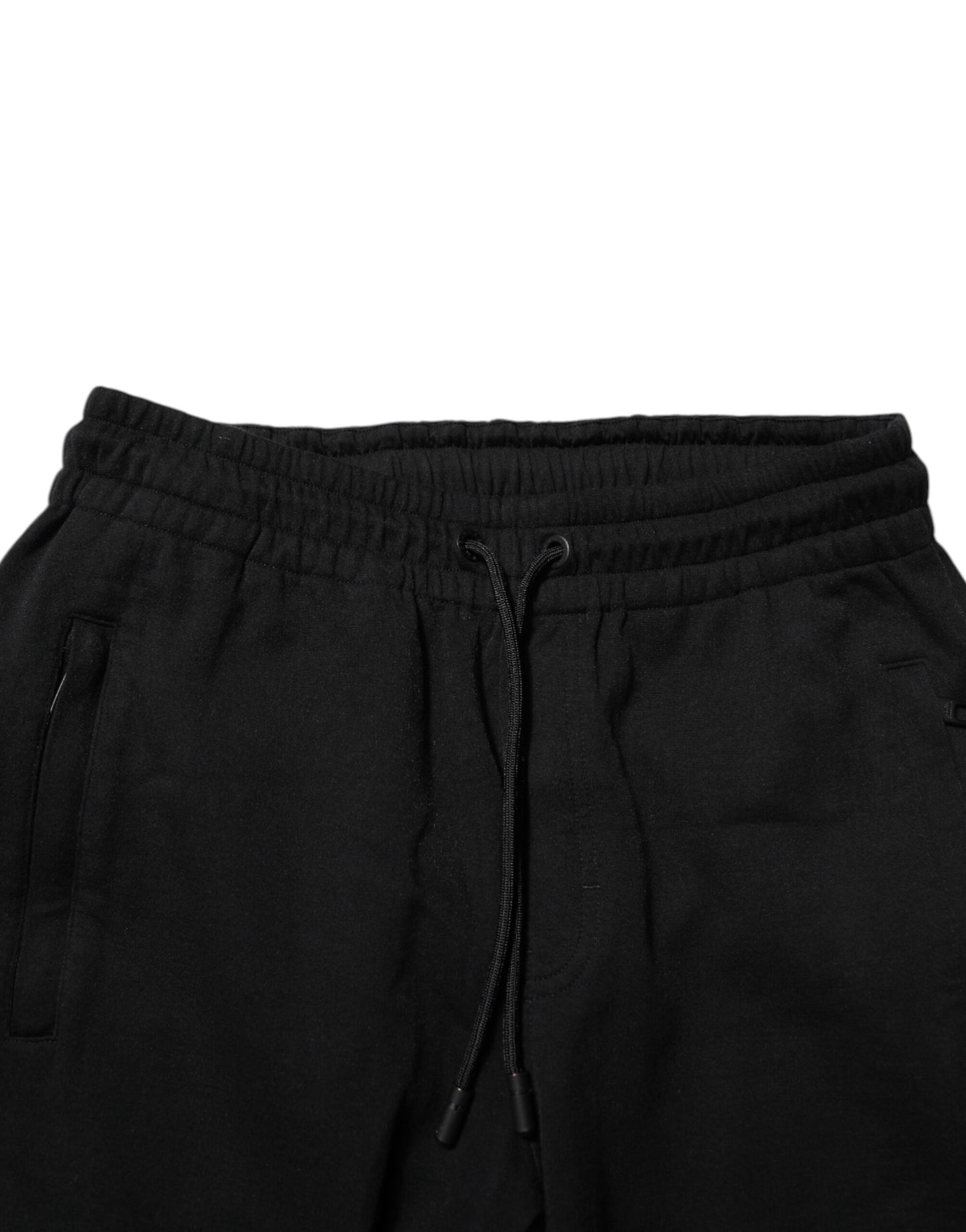 Pantalon de jogging en coton noir Dolce & Gabbana pour homme