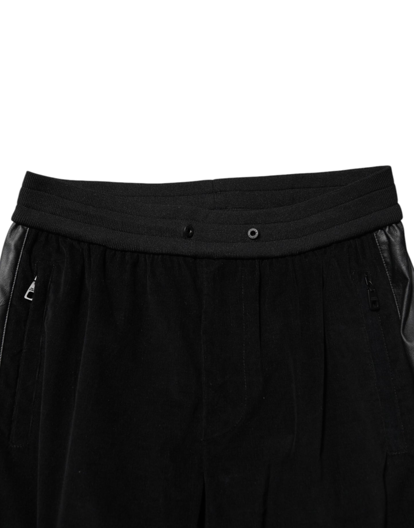 Dolce & Gabbana Black Cotton Cargo Men Jogger Pants by Dolce & Gabbana