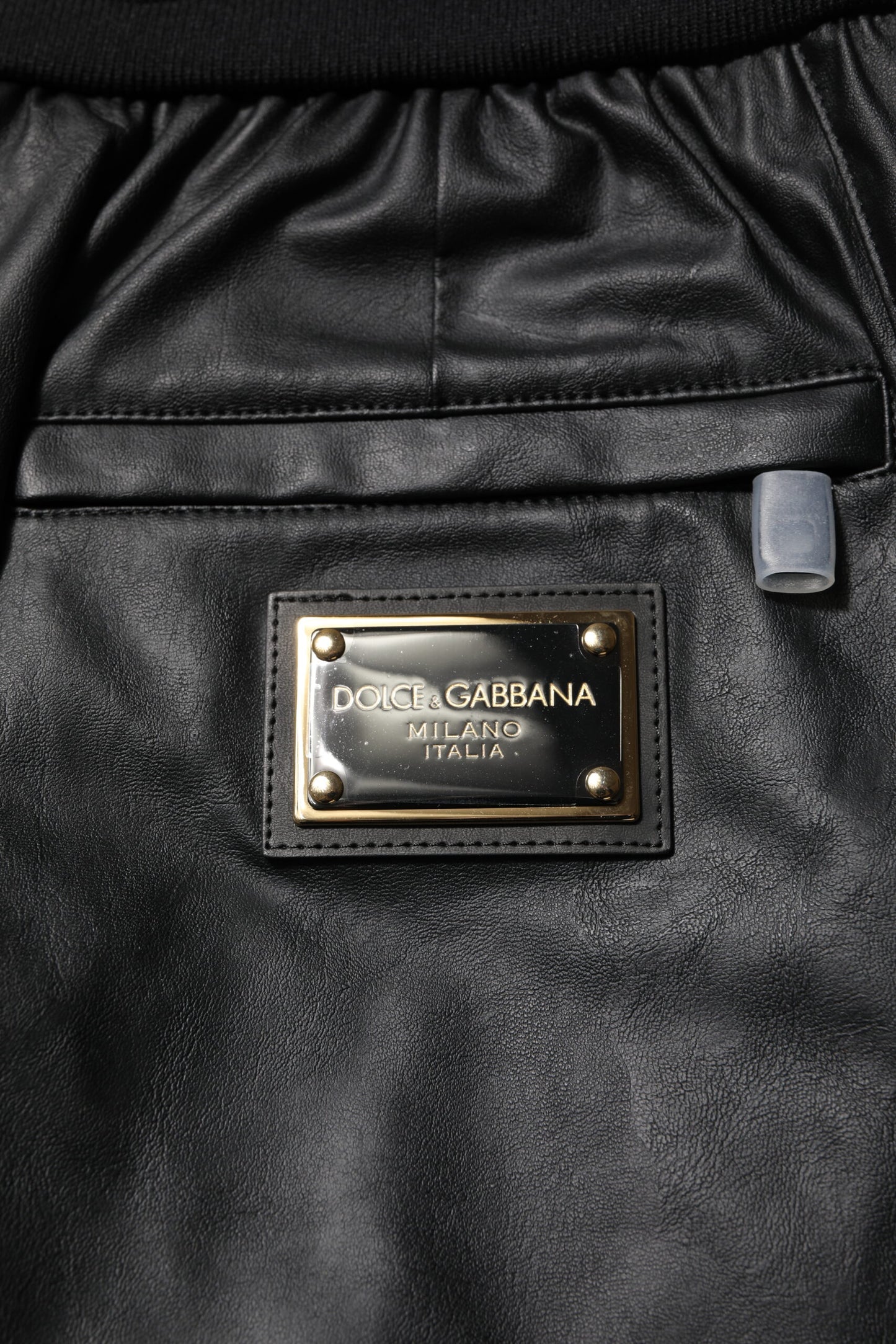 Dolce & Gabbana Black Cotton Cargo Men Jogger Pants by Dolce & Gabbana