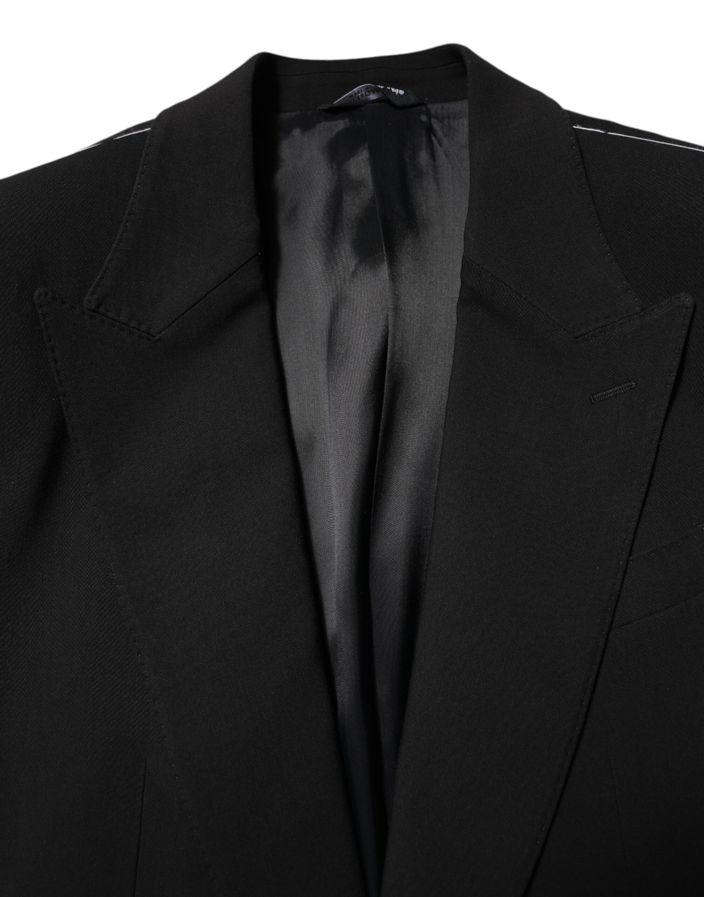 Costume 2 pièces droit noir MARTINI de Dolce & Gabbana