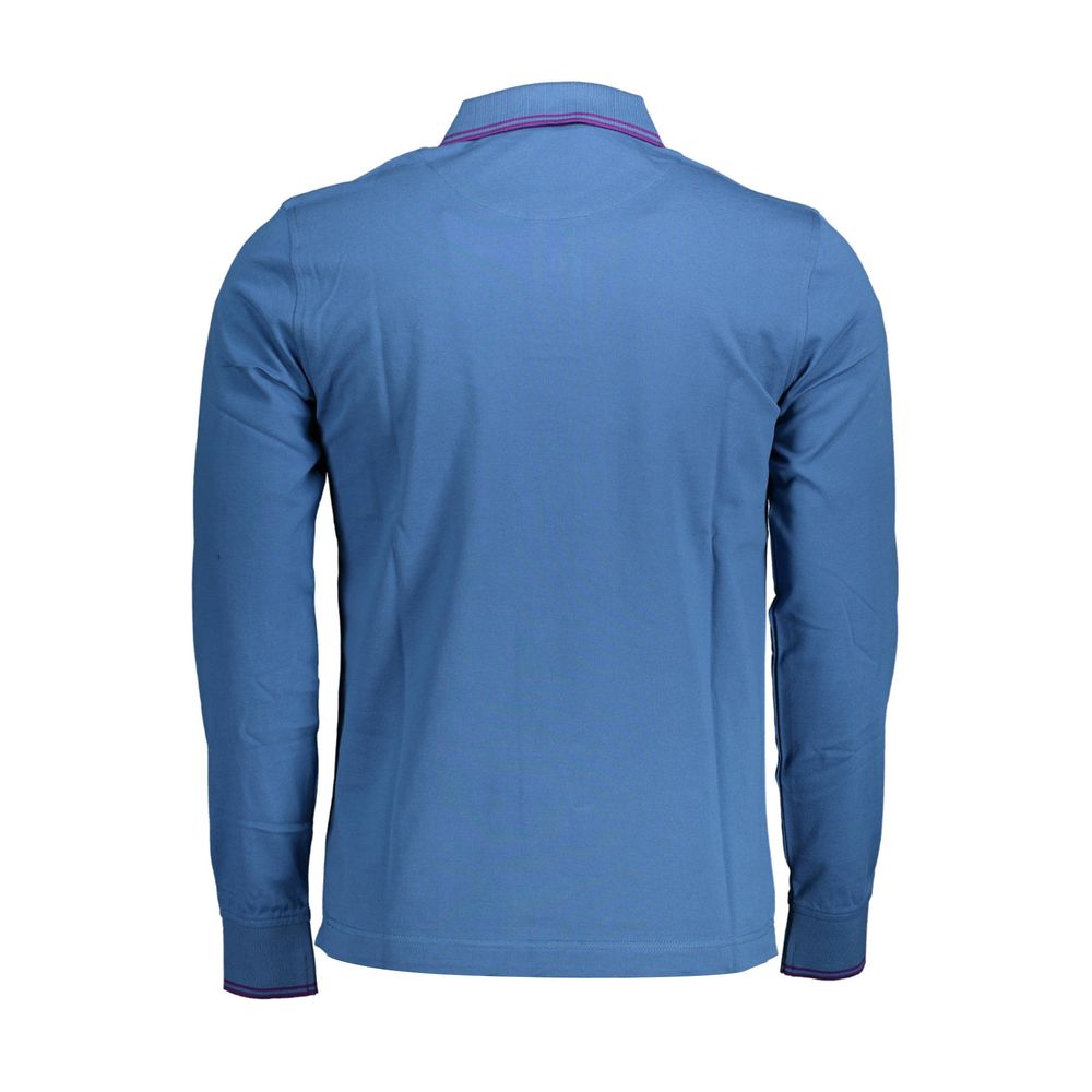 Harmont & Blaine Blue Cotton Polo Shirt