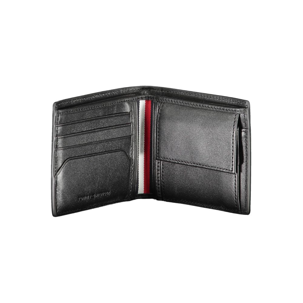 Portefeuille en polyéthylène noir Tommy Hilfiger