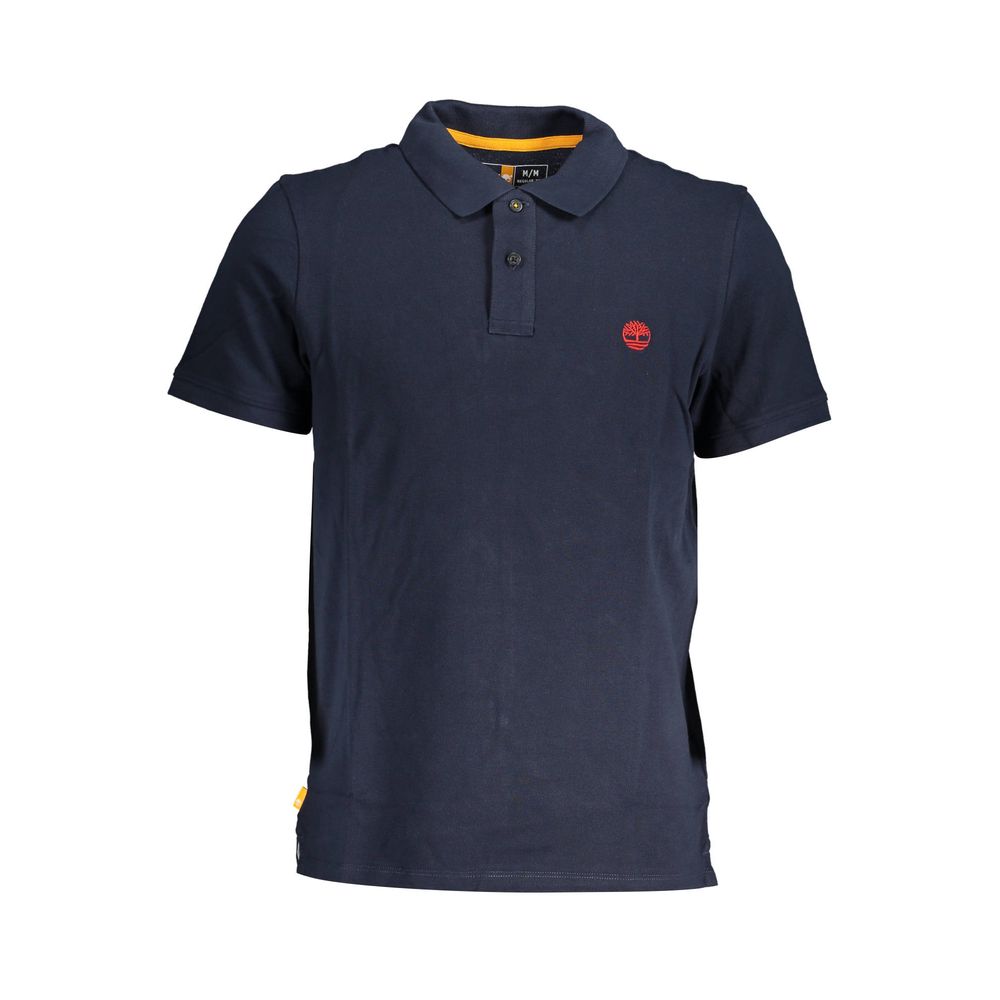 Polo en coton bleu Timberland