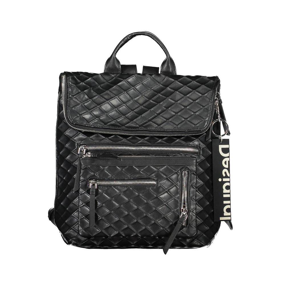 Sac à dos en polyéthylène noir Desigual